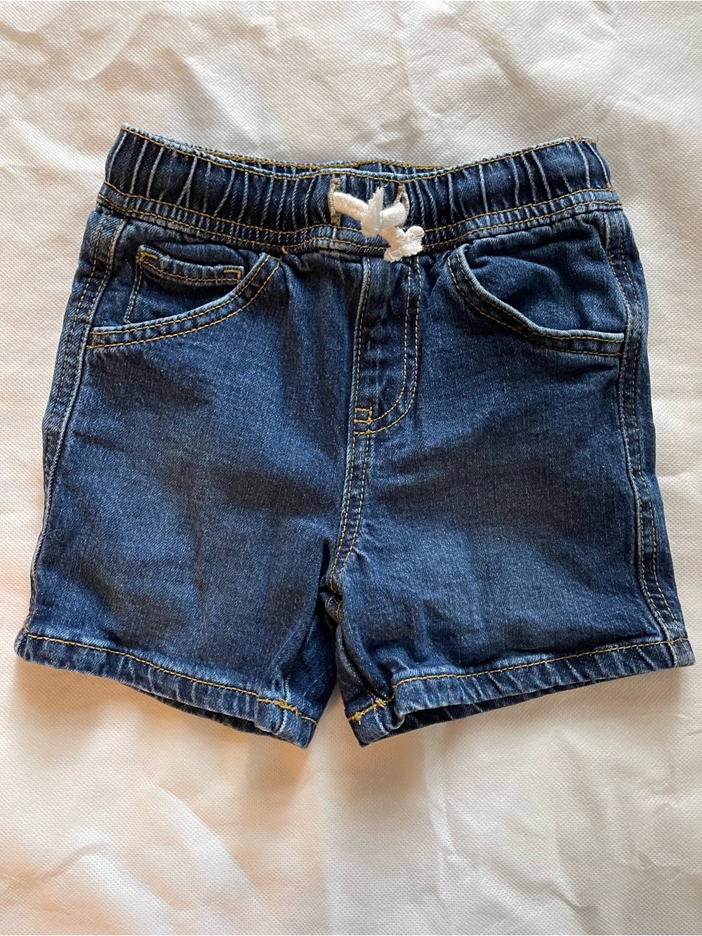 Cat&Jack Kids Denim Shorts with Drawstring Waist - Blue